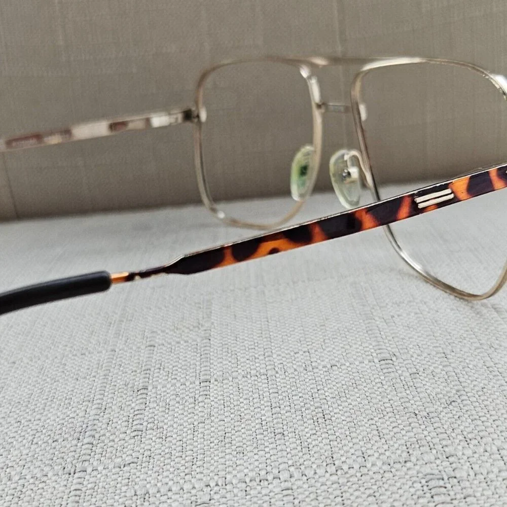 Swank Optical Vintage Men Eyeglasses Gold Tone KODIAK 58[]16 140 Glasses - Picture 6 of 11